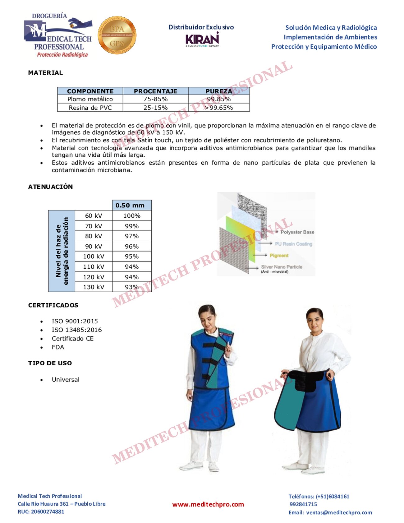 Ficha técnica de Chaleco y falda completa, página 2
